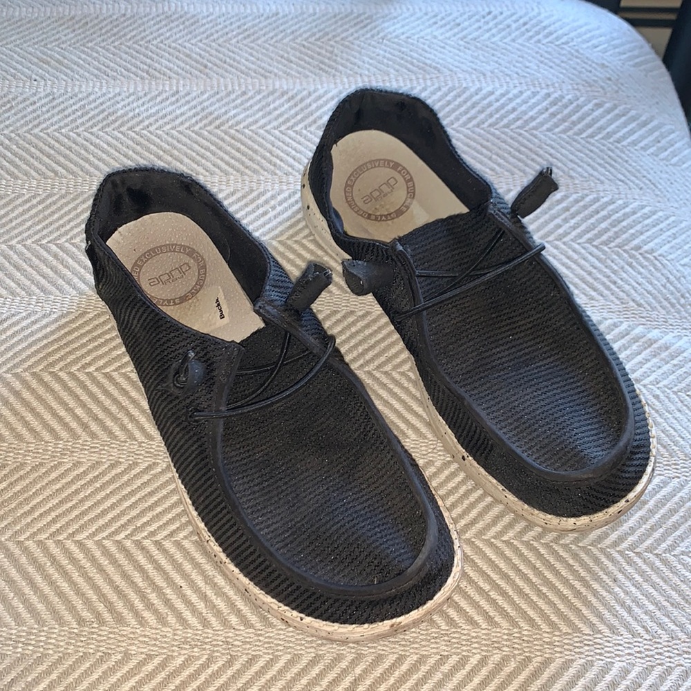 Black hey dude shoes